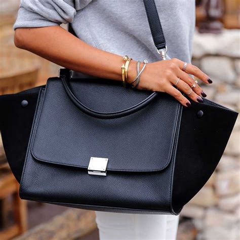 celine trapeze bag material|Celine underarm bag.